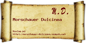 Morschauer Dulcinea névjegykártya